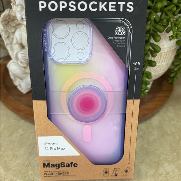 🌷Popsocket Aura Magsafe 14 Pro Max IPhone Phone Case - Picture 2 of 4